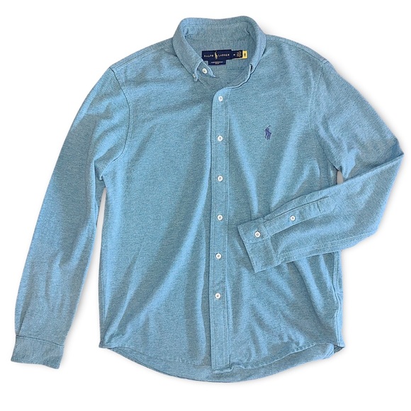Polo Ralph Lauren Other - Polo Ralph Lauren Featherweight Mesh Shirt Teal Ocean Aqua Blue